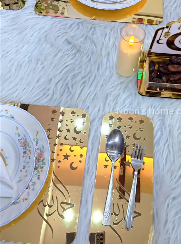 RAMADAN PLATES FOR IFTAR