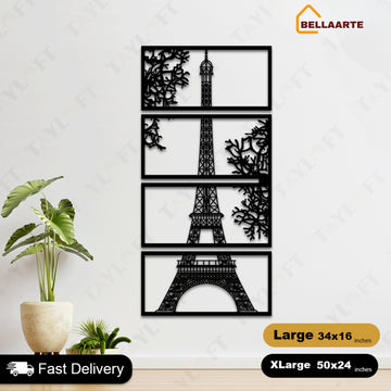 Eiffel Tower Wooden Panels For Wall Decor